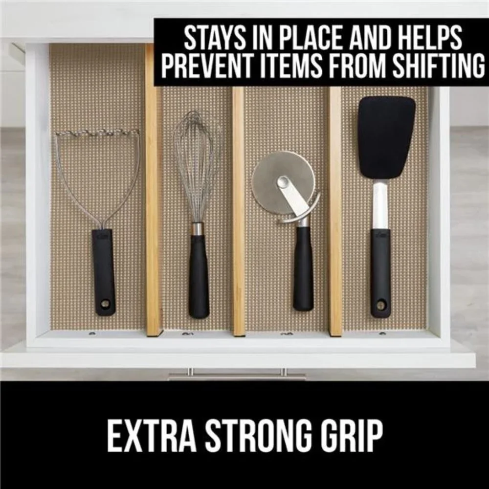 Gorilla Grip Drawer and Shelf Liner, Strong Grip, Non Adhesive, 12 in x 20 FT